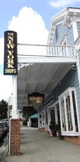 The New York Hotel on Broad St in Nevada City, CA home of the Truffle Shop
